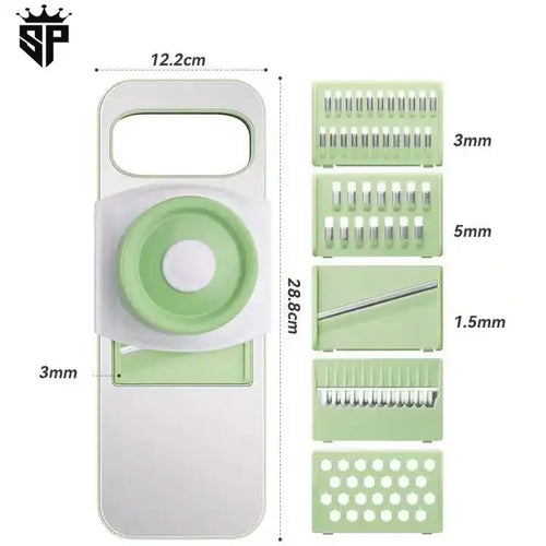 5 In 1 PP Multi-Function Vegetable Cutter Fruit Slicer