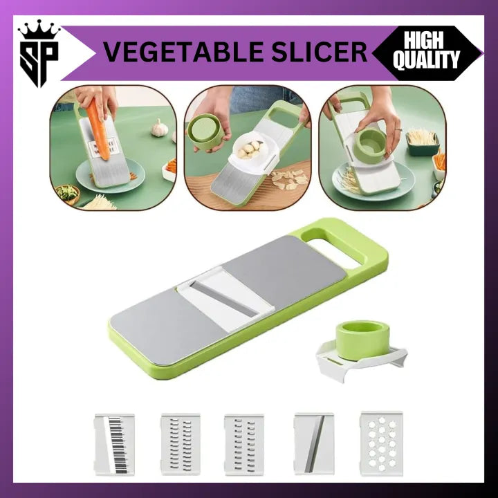 5 In 1 PP Multi-Function Vegetable Cutter Fruit Slicer